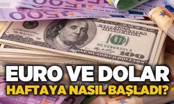 Euro ve Dolar haftaya nasıl başladı?
