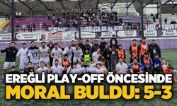 Ereğli play-off öncesinde moral buldu: 5-3