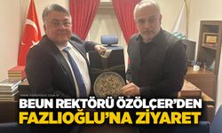 BEUN Rektörü Özölçer’den Fazlıoğlu’na ziyaret