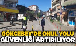 Gökçebey’de okul yolu güvenliği artırılıyor
