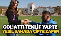 Gol attı teklif yaptı! yeşil sahada çifte zafer