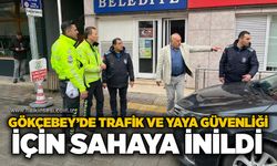 Gökçebey’de trafik ve yaya güvenliği için sahaya inildi