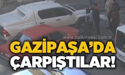 Gazipaşa'da çarpıştılar