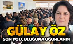 Gülay Öz dualarla son yolculuğuna uğurlandı