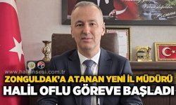 Zonguldak'a atanan yeni bölge müdürü Halil Oflu göreve başladı