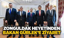 Zonguldak heyetinden Bakan Gürlek’e ziyaret
