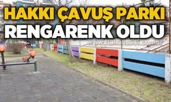 Hakkı Çavuş Parkı rengarenk oldu