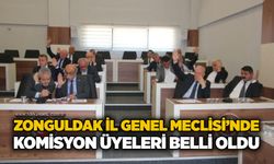 Zonguldak İl Genel Meclisi’nde komisyon üyeleri belli oldu