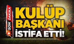 Kulüp başkanı istifa etti!