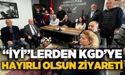 "İYİ"lerden KGD'ye hayırlı olsun ziyareti