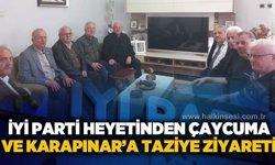 İYİ Parti heyetinden Çaycuma ve Karapınar'a taziye ziyareti