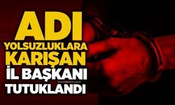 Adı yolsuzluklara karışan İl Başkanı tutuklandı