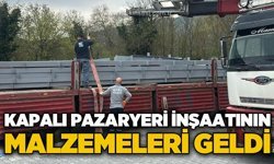 Kapalı pazar yeri çalışmaları hız kazandı