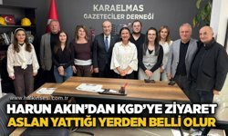 Harun Akın’dan KGD’ye ziyaret: Aslan yattığı yerden belli olur