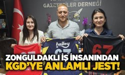 Zonguldaklı iş insanından KGD’ye anlamlı jest!