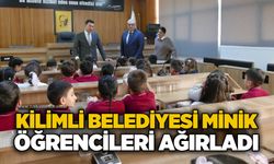 Kilimli Belediyesi minik öğrencileri ağırladı