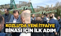 Kozlu’da yeni itfaiye binası için ilk adım