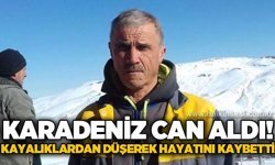Karadeniz can aldı: Kayalıklardan düşen adam hayatını kaybetti!