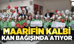 Maarifin kalbi kan bağışında atıyor