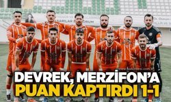 Devrek, Merzifon’a puan kaptırdı 1-1