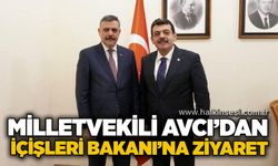 Milletvekili Avcı’dan İçişleri Bakanı’na ziyaret