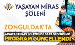 Yaşayan Miras Şöleni’nde saat değişikliği! Program güncellendi