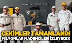 Yer altında çekimler tamamlandı: Madencileri milyonlar izleyecek!