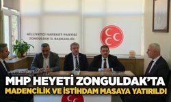 MHP Heyeti Zonguldak’ta: Madencilik ve istihdam masaya yatırıldı