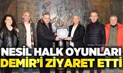 Nesil Halk Oyunları, Tayfun Demir'i ziyaret etti