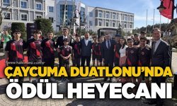 Çaycuma Duatlonu’nda ödül heyecanı