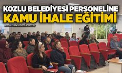 Kozlu Belediyesi personeline kamu ihale eğitimi