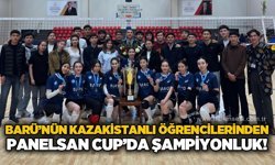 BARÜ’nün Kazakistanlı öğrencilerinden “PANELSAN CUP 2026”da şampiyonluk başarısı