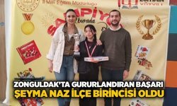 Zonguldak’ta gururlandıran başarı: Şeyma Naz ilçe birincisi oldu
