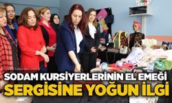 SODAM kursiyerlerinin El Emeği sergisine yoğun ilgi