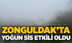 Zonguldak’ta yoğun sis etkili oldu
