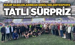 Kulüp Başkanlarından Ereğli Belediyespor’a tatlı sürpriz
