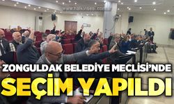 Zonguldak Belediye Meclisi'nde seçim yapıldı
