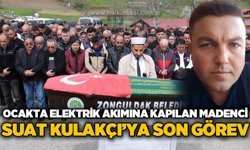 Maden ocağında elektrik akımına kapılan madenci Suat Kulakçı toprağa verildi