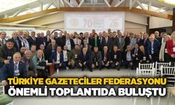 Türkiye Gazeteciler Federasyonu basının sorunlarını masaya yatırdı: Güçbirliği şart!