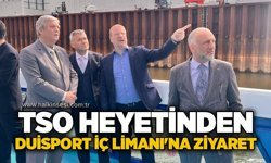 TSO heyetinden Duisport İç Limanı'na ziyaret
