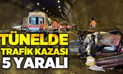 Bolu Dağı Tüneli'nde trafik kazası: 5 yaralı