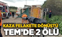 Zincirleme kaza felakete dönüştü: TEM’de 2 ölü