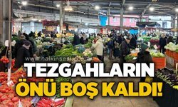 Tezgahların önü boş kaldı