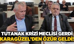 Tutanak krizi İl Genel Meclisi'ni gerdi: Abdullah Karagüzel'den özür geldi!
