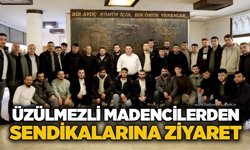 Üzülmezli Madencilerden Sendikalarına ziyaret