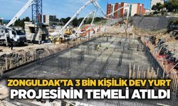 Zonguldak’ta 3 bin kişilik dev yurt projesinin temeli atıldı