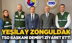 Yeşilay Zonguldak Şubesi’nden Zonguldak Ticaret ve Sanayi Odası’na ziyaret