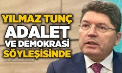 Yılmaz Tunç  “Adalet, Demokrasi ve İnsan Hakları” söyleşisine katıldı
