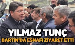 Yılmaz Tunç, Kumluca esnafıyla buluştu