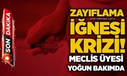 Zayıflama iğnesi krizi! Meclis üyesi yoğun bakımda